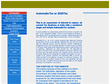 Tablet Screenshot of indiataxreform.com